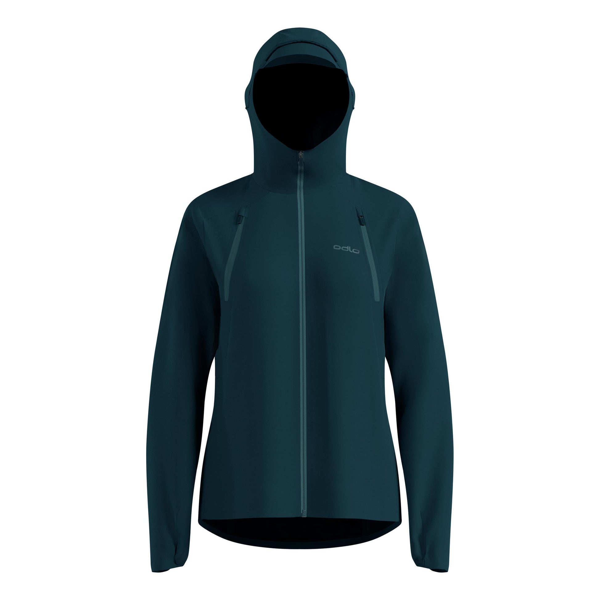 Odlo X-Alp Waterproof Pro  Kurtka do biegania Kobiety - petrolowy