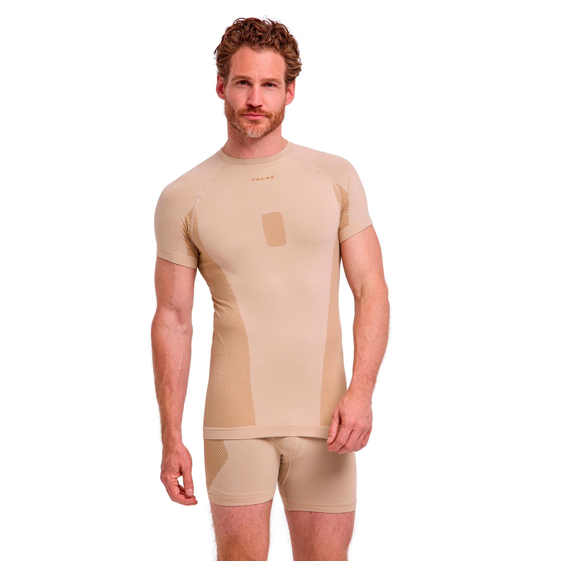 Falke Warm Trend  Podkoszulka Mężczyźni - nude