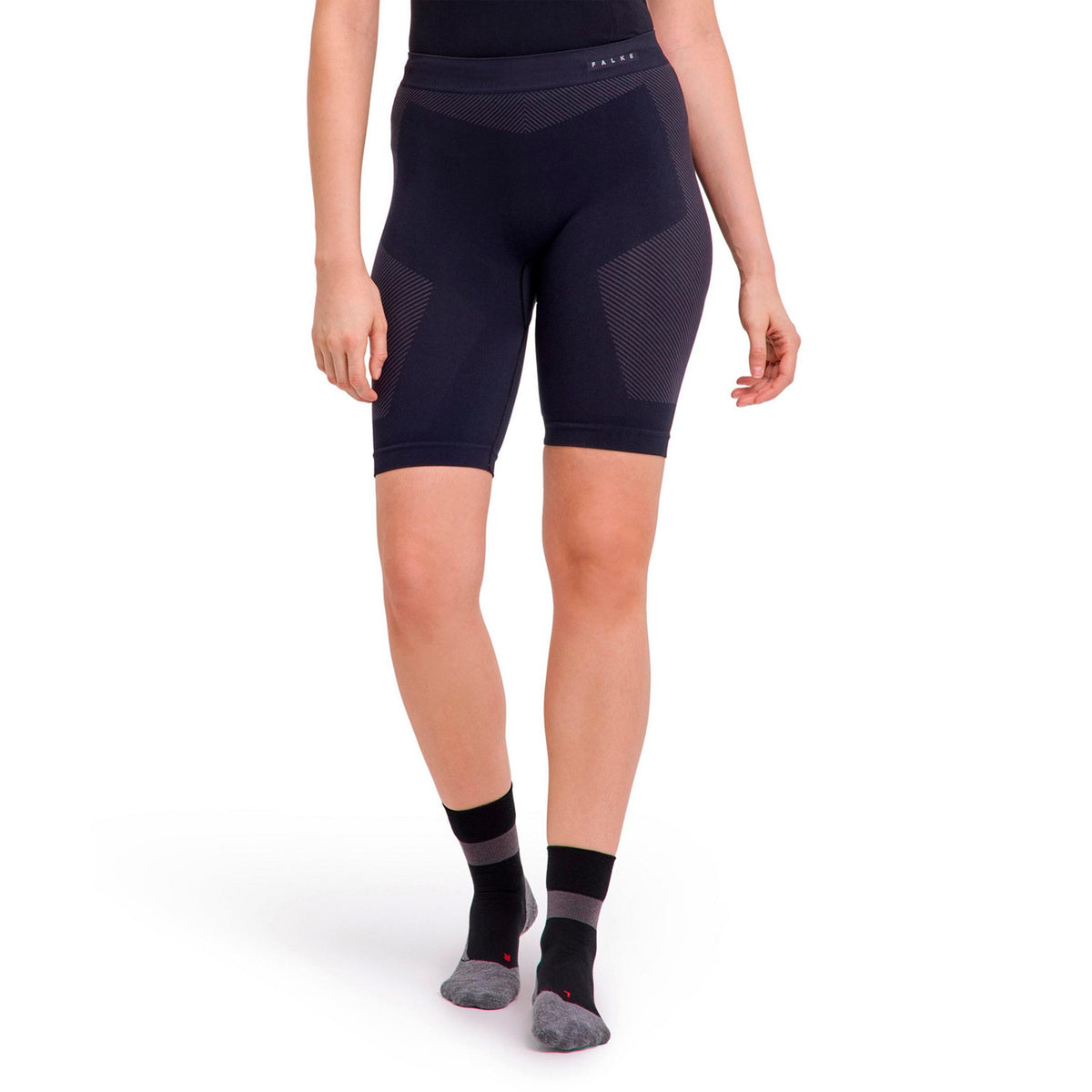 Falke Light Compression Getry do biegania Kobiety - czarny