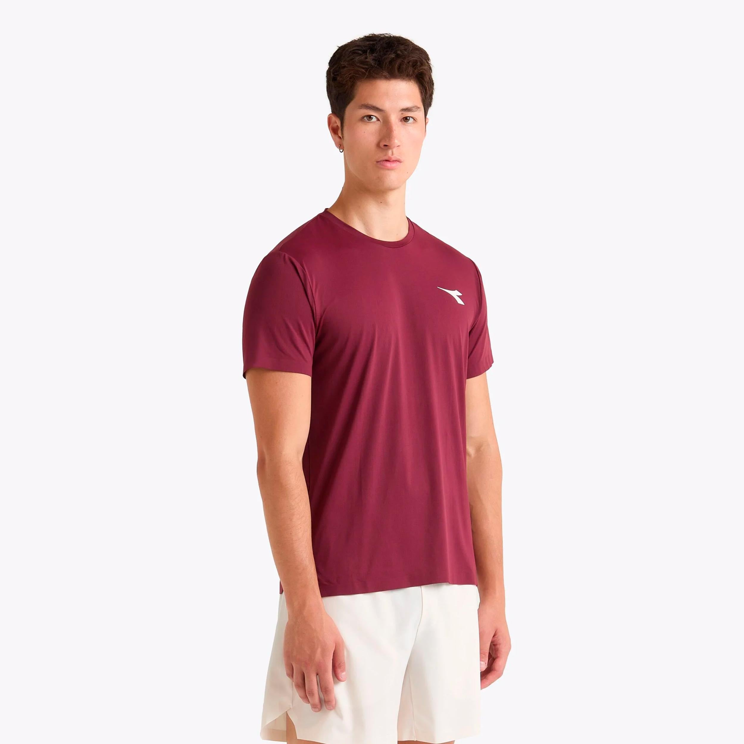 Diadora Icon Koszulka Mężczyźni - czerwone wino