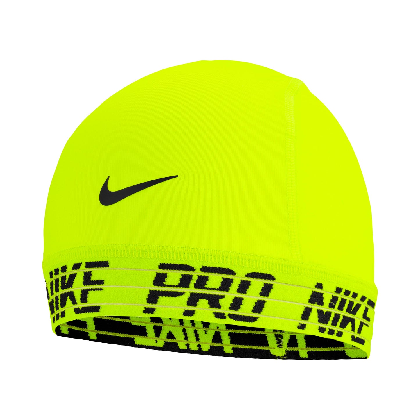 Nike Pro Dri-Fit Skull 4.0 Czapka Unisex - neonowy żółty, czarny