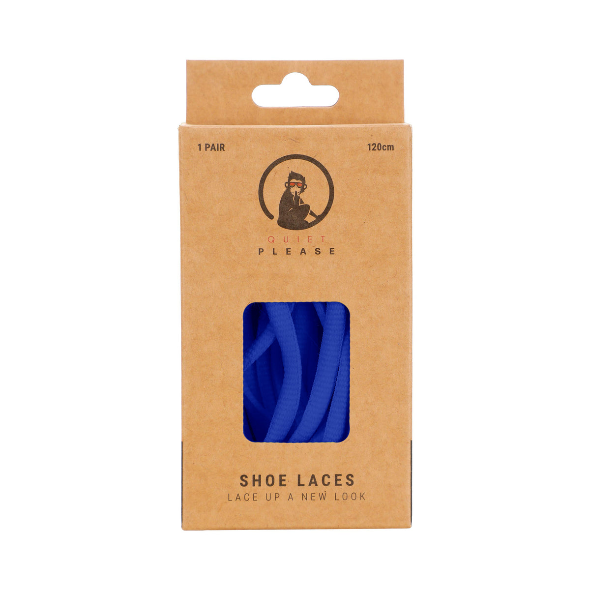 Quiet Please QP shoe laces 120cm Sznurówki - niebieski