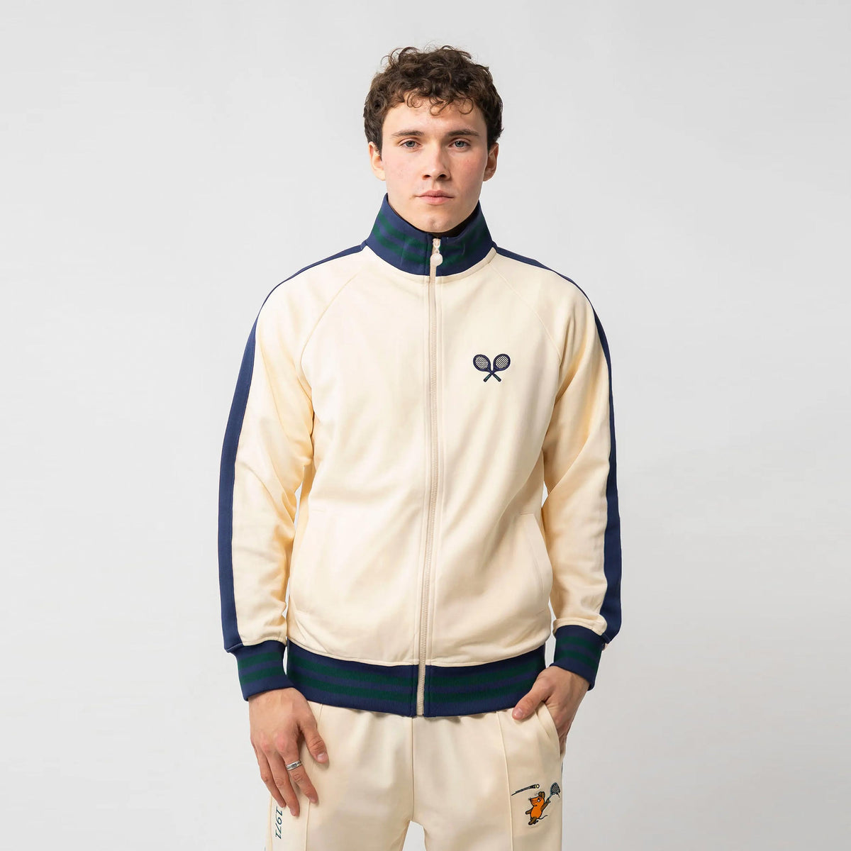 Lobster & Lemonade Maus Tennis – '92 Stadium Kurtka treningowa Unisex - biały, wielokolorowy