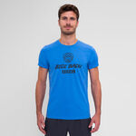 BIDI BADU ODZIEŻ BIDI BADU Spike Logo Chill Koszulka Mężczyźni-Niebieski