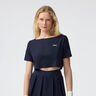 Top Layer Koszulka Kobiety-Ciemnoniebieski