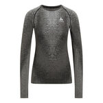 Odlo ODZIEŻ Odlo Blackcomb Eco Big Logo Top Crew Neck Podkoszulka Kobiety - czarny, 