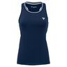 W. TEAM TECH TANK TOPMARINE Polo Kobiety-ciemnoniebieski