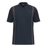 HEAD ODZIEŻ HEAD Club 25 Tech Polo Mężczyźni-Ciemnoniebieski