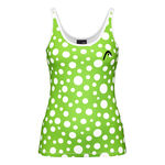HEAD ODZIEŻ HEAD Spirit Ii Tank Top Kobiety-Zieleń