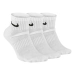 Nike ODZIEŻ Nike Everyday Cush Ankle Skarpety Sportowe Opakowanie 3 Szt.-Biały,Czarny