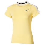 Mizuno Odzież tenisowa Mizuno Daybreakers Printed Koszulka Kobiety-Limonka