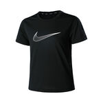 Nike Koszulka do biegania Nike Dri-Fit One Graphic Koszulka Dziewczynki-Czarny,Biały