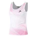 HEAD ODZIEŻ HEAD Spirit II Tank Top Kobiety-Biały,Różowy