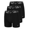 Essential Cotton Stretch Boxer Brief Bokserki sportowe - Opakowanie 3 szt. Mężczyźni-czarny, czarny