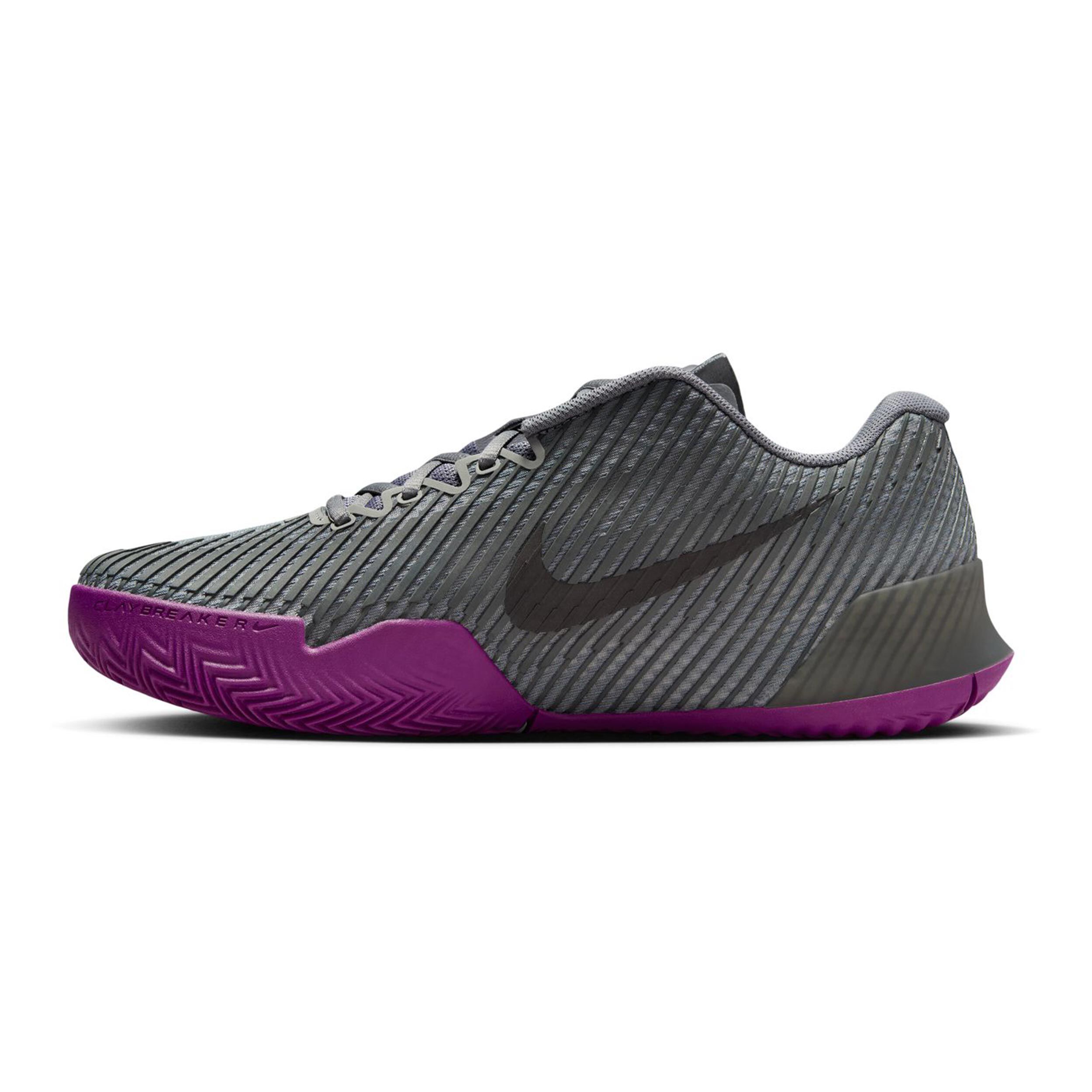 Air Zoom Vapor 11 Buty Do Tenisa Ziemnego Mężczyźni - Szary, Jagoda