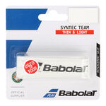Babolat Podstawowe owijaki Babolat Team Syntec Team Opakowanie 1 Szt.-Biały