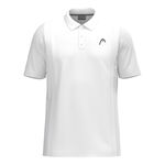 HEAD ODZIEŻ HEAD Club 25 Tech Polo Mężczyźni-Biały
