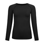 Odlo ODZIEŻ Odlo BL Top Crew Neck Performance Light Eco Długi Rękaw Kobiety - czarny, 