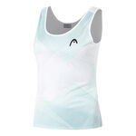 HEAD ODZIEŻ HEAD Spirit II Tank Top Kobiety-Ciemnoniebieski,Biały