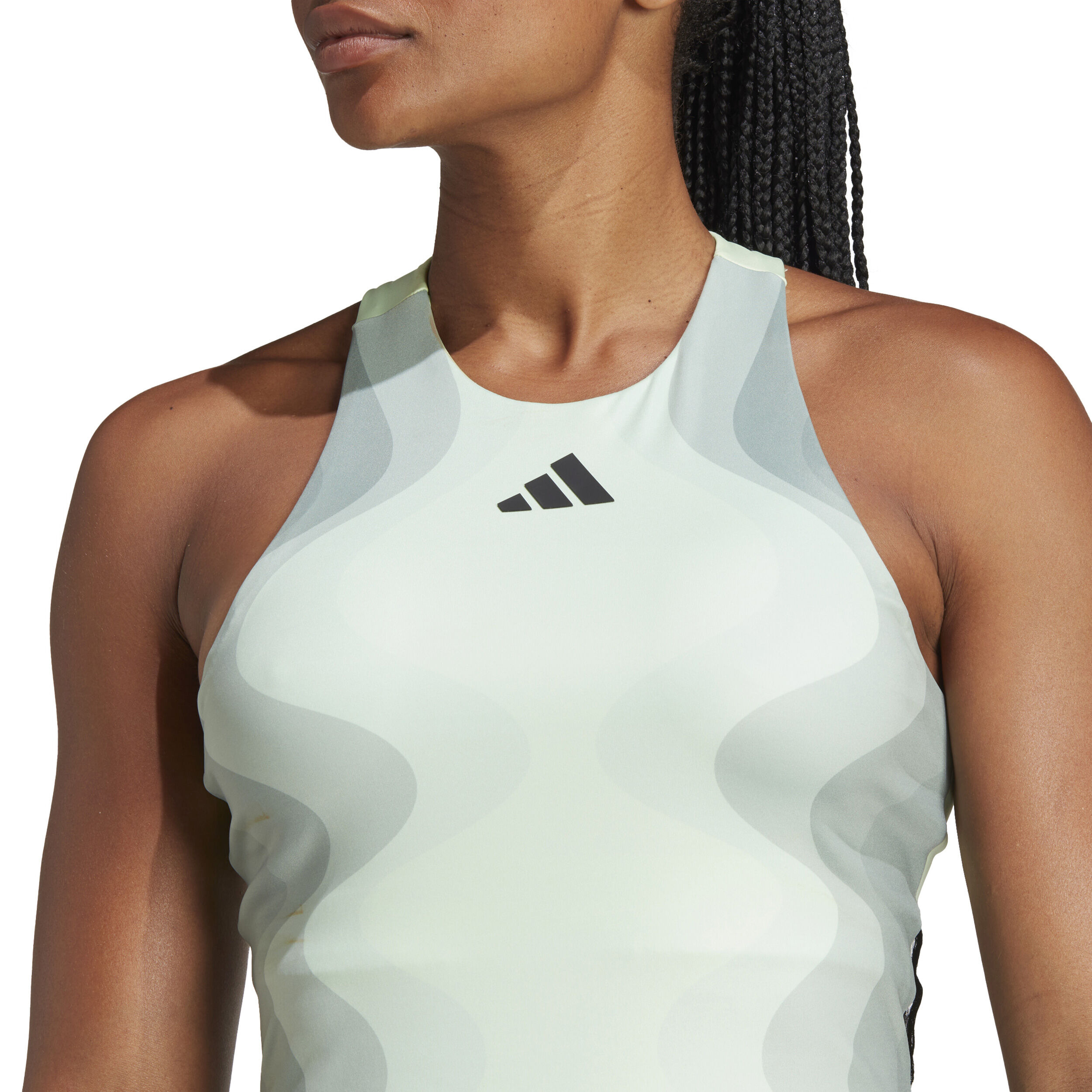 kupi online Tennis Point adidas Y Tank Top Kobiety Jasnozielony