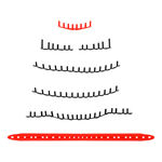 Babolat Akcesoria do rakiet Babolat Pure Strike 100 Zestaw pask&oacute;w z oczkami 