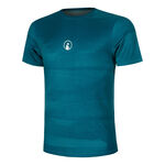 Quiet Please ODZIEŻ Quiet Please Create Receiver Wipe Koszulka Mężczyźni-Petrol,Biały