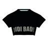 Abdominis Crop Move Tee - black