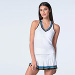 Lucky in Love ODZIEŻ Lucky in Love Stripe Hype Tank Top Kobiety-Biały,Wielokolorowy