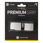 Tennis-Point Podstawowe owijaki Tennis-Point Premium Grip Perforated Opakowanie 1 Szt.-Biały