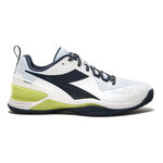 Diadora Buty tenisowe Diadora Blushield Torneo 2 Buty Do Tenisa Ziemnego Mężczyźni-Biały,Niebieski