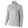 Element Half-Zip Running Długi Rękaw Kobiety - jasnoszary, srebrny