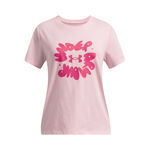 Under Armour ODZIEŻ Under Armour Bubble Koszulka Dziewczynki-Różowy