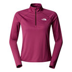 The North Face ODZIEŻ The North Face Sunriser 1/4 Zip Koszulka do biegania Kobiety - jagoda, 