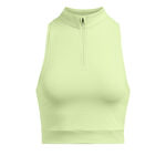 Under Armour Top do biegania Under Armour Run Anywhere Crop Koszulka do biegania Kobiety - zieleń, 