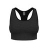Seamless Medium Padded Sport Stanik sportowy Kobiety-czarny