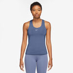 Nike ODZIEŻ Nike Dri-Fit Swoosh Tank top Kobiety - niebieski, biały