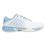 K-Swiss Buty tenisowe K-Swiss Express Light 3 Buty Do Tenisa Allcourt Kobiety-Biały,Jasnoniebieski