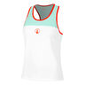 Wild Racerback Tank Top Kobiety-Biały,Turkus