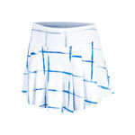 Lucky in Love ODZIEŻ Lucky in Love Shibori Plaid 13.5in Spódnica Kobiety-Biały,Niebieski