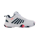 K-Swiss Buty tenisowe K-Swiss Court Express 2 Buty Do Tenisa Allcourt Dzieci-Biały,Petrol