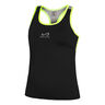 Flow Tank top Kobiety - czarny, zieleń