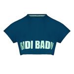 BIDI BADU ODZIEŻ BIDI BADU Abdominis Crop Move Koszulka Kobiety-Petrol
