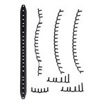 Babolat Akcesoria do rakiet Babolat Pure Aero Rafa Origin Zestaw Pask&oacute;w Z Oczkami-Ciemnoniebieski