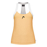 HEAD ODZIEŻ HEAD Play Tech Tank Top Kobiety-Złoty Ż&oacute;łty