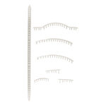 Babolat Akcesoria do rakiet Babolat Pure Strike 97 Zestaw Pask&oacute;w Z Oczkami-Przezroczysty