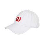 Wilson ODZIEŻ Wilson Active Perforated Czapka-Biały,Czerwony