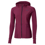 Mizuno ODZIEŻ Mizuno Active Warmalite Hybrid Full Zip Koszulka do biegania Kobiety - fioletowy, 