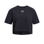 Under Armour ODZIEŻ Under Armour Rival Koszulka Dziewczynki - czarny, 