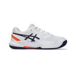 ASICS Buty tenisowe ASICS Gel-Dedicate 8 GS buty do tenisa allcourt Dzieci - biały, ciemnoniebieski