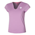 BIDI BADU ODZIEŻ BIDI BADU Spike V-Neck Koszulka Kobiety-Fioletowy